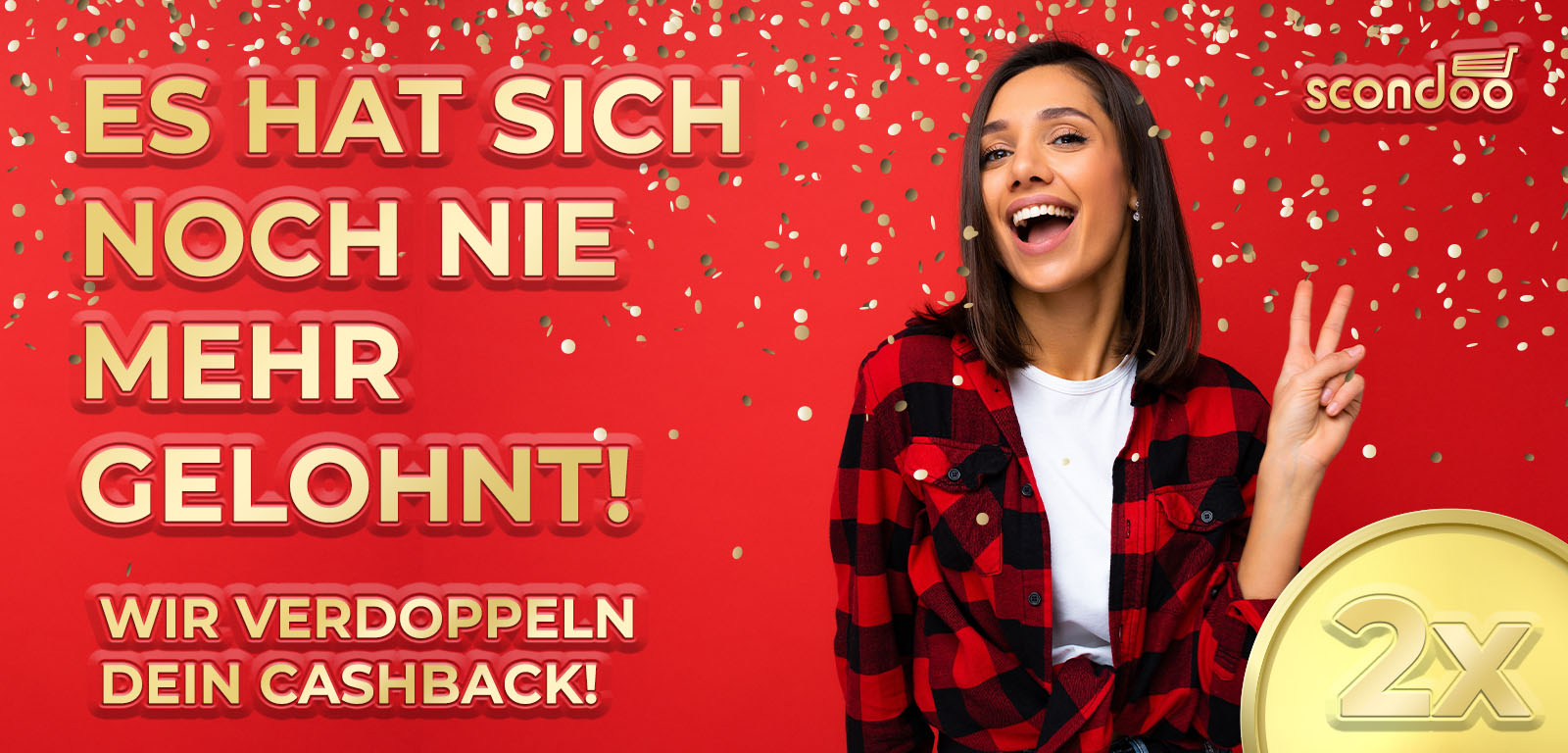 Doppelter Cashback | scondoo.de